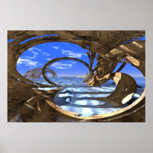 Poster #08-02 Antilles néolothiques : Grotte fractale sur