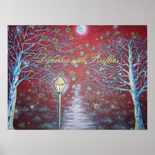 Poster 100_3627, Danser avec des lucioles (Devant)