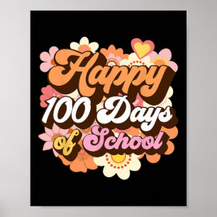 Poster 100 Jours D'Enseignants Scolaires Enfants Super 10