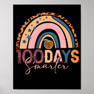 Poster 100 Jours Smarter Joyeux 100E Jour De L'École Arc-
