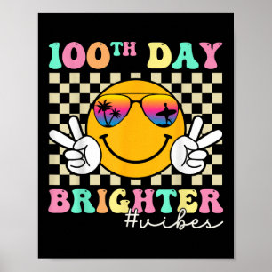 Poster 100 Jours Un Sourire Plus Brighton Visage 100ème J