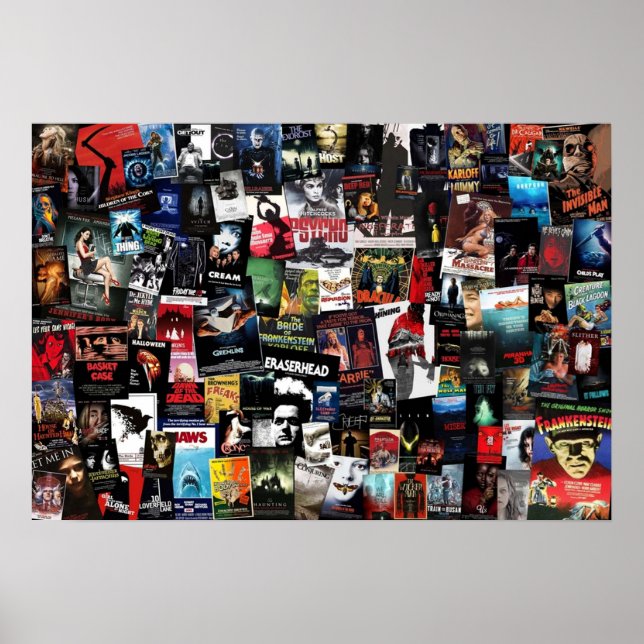 Poster 100 meilleurs films d'horreur de tous les temps Co (Devant)