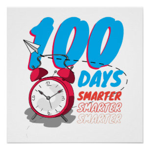 Poster 100E Jour De Chemise D'École 100 Jours D'École