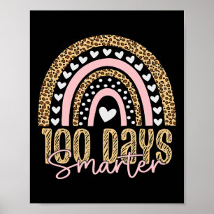 Poster 100ème Jour De L'École Enseignant 100 Jours Rainbo