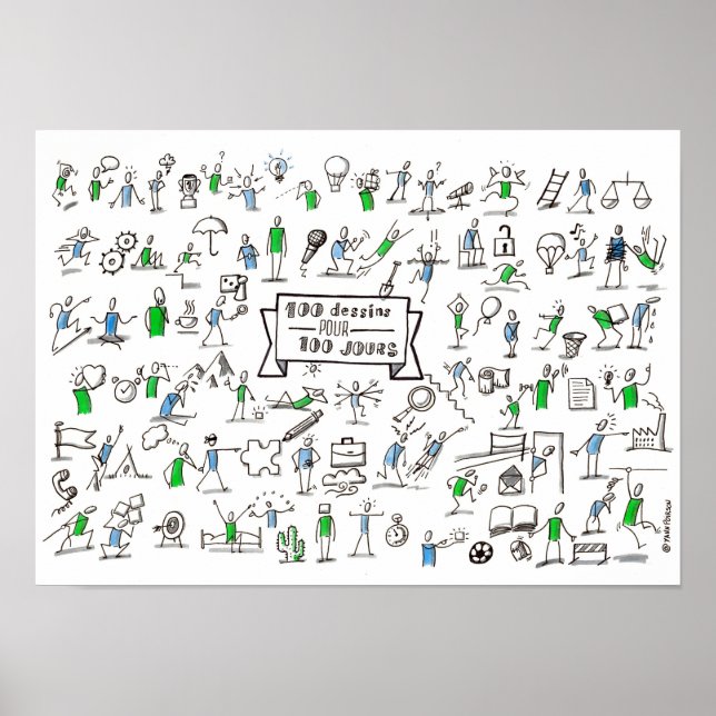 Poster 100Pictos (Devant)