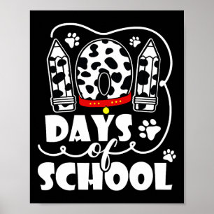 Poster 101 Jours D'École Chien Dalmatien 100 Jours Plus I