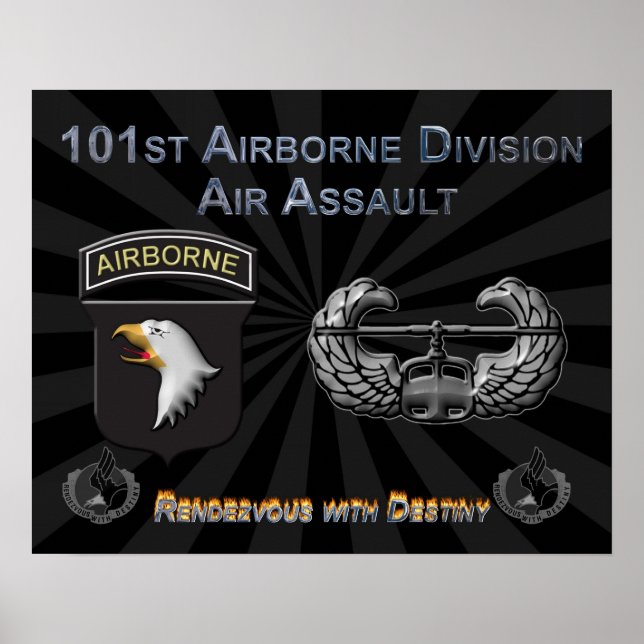Poster 101e division aéroportée (Devant)