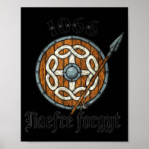Poster 1066 Naefre Forgyt N'oubliez jamais l'Angleterre V