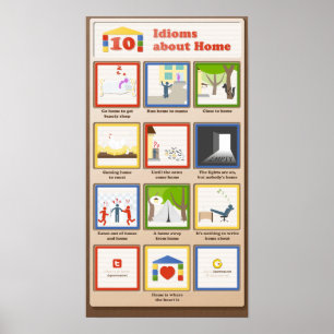 Poster 10 Idioms sur Home