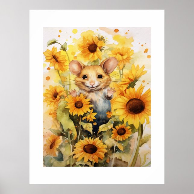 Poster 10 sur 17 Jardin de tournesol Miceville (Devant)