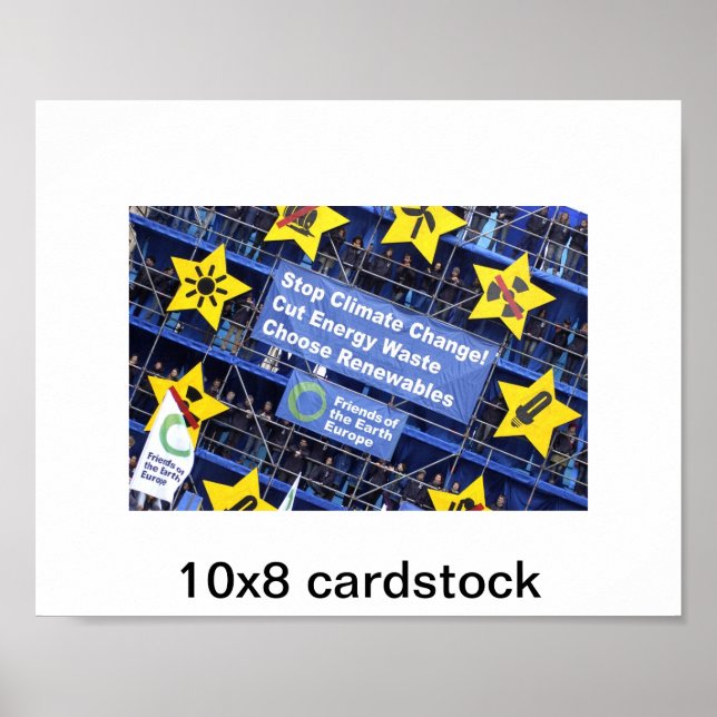 Poster 10 x 8 cargos (Devant)