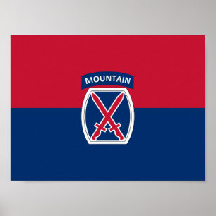 Poster 10e division de montagne