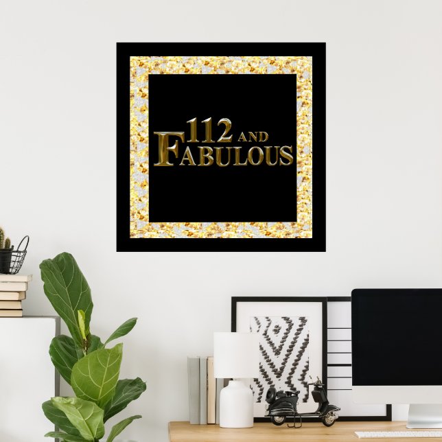 Poster 112 Anniversaire  (Bureau à domicile)