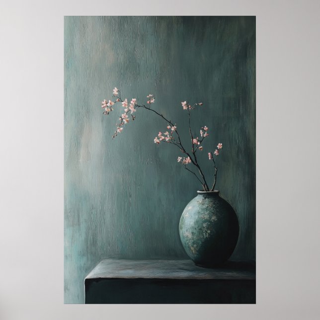 Poster 1134 Force Et Calme D'Un Minimalisme Floral - Hi (Devant)