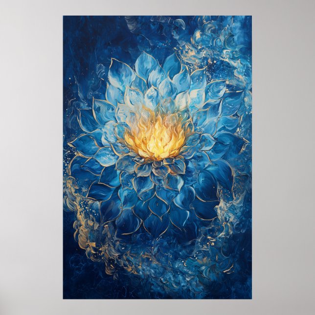 Poster 1148 Incendie Et Eau (Devant)