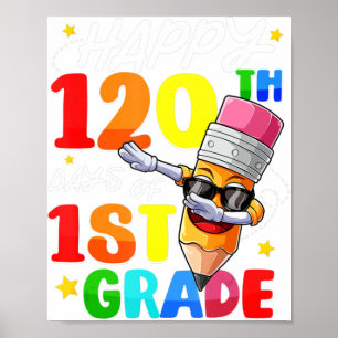 Poster 120e Jour des enseignants de l'école Enfants heure