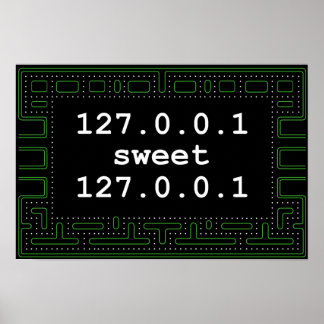 Poster 127.0.0.1 doux 127.0.0.1