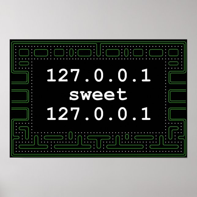 Poster 127.0.0.1 doux 127.0.0.1 (Devant)