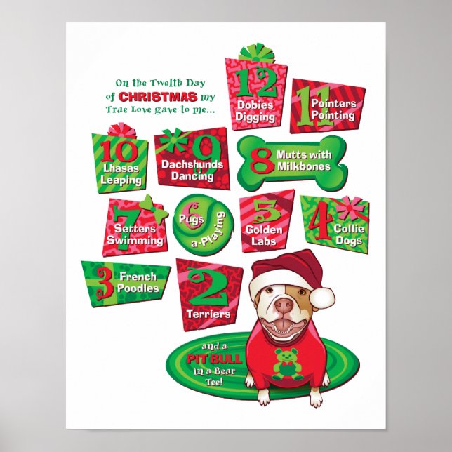 Poster 12 Chiens de Noël (Devant)