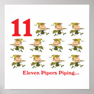 Poster 12 jours 11 caniveaux de caniveau