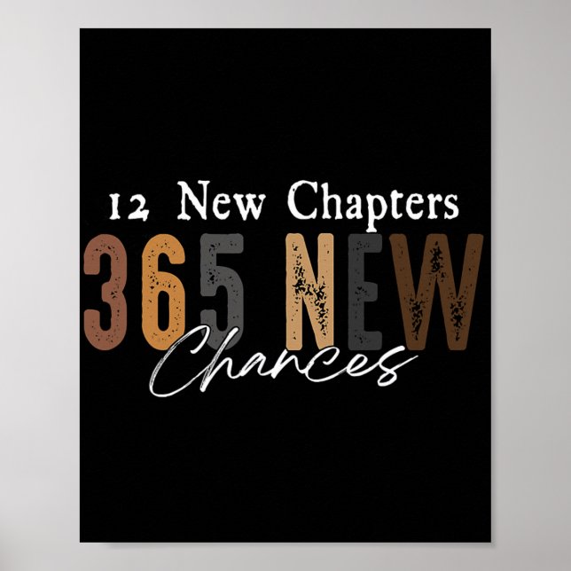 Poster 12 New Chapters 365 New Chances  (Devant)