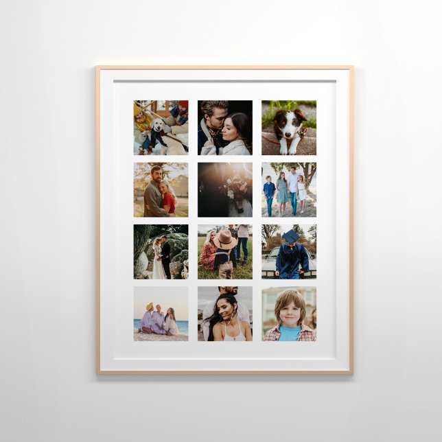 Poster 12 photo collage (Créateur téléchargé)