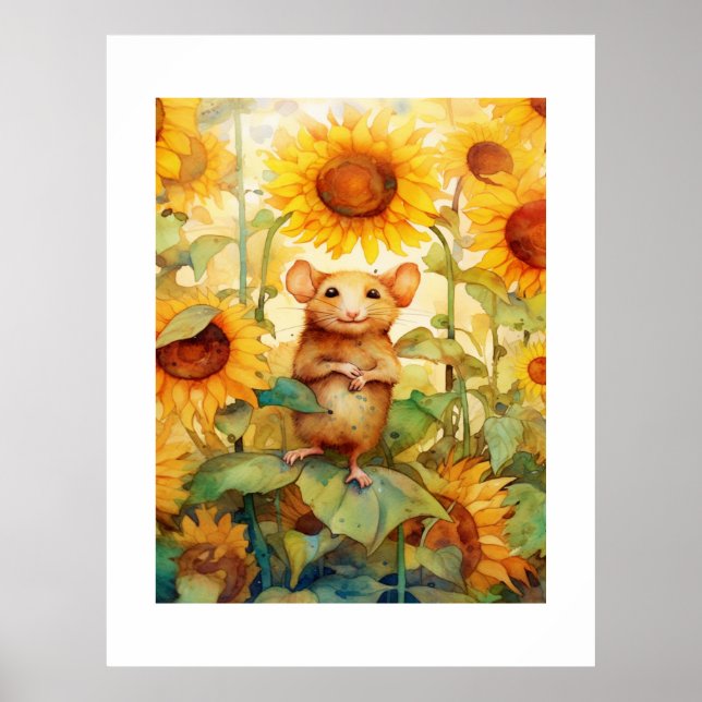 Poster 12 sur 17 Jardin de tournesol Miceville (Devant)