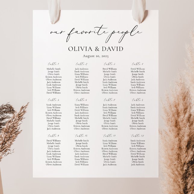 Poster 12 Tableaux Simple Nos favoris Tableaux (Créateur téléchargé)