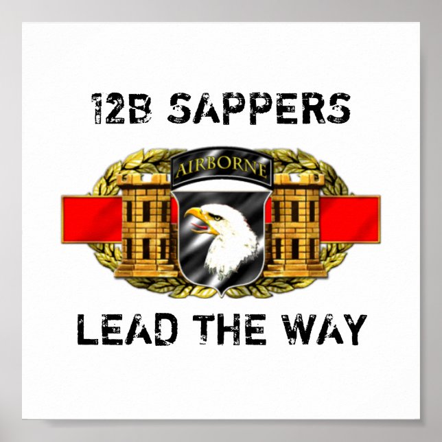 Poster 12B 101e division aéroportée (Devant)