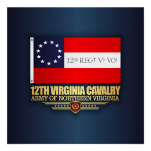 Poster 12e cavalerie de Virginie (f10)