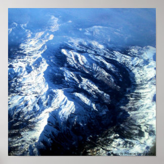 Poster 12x12 - montagnes