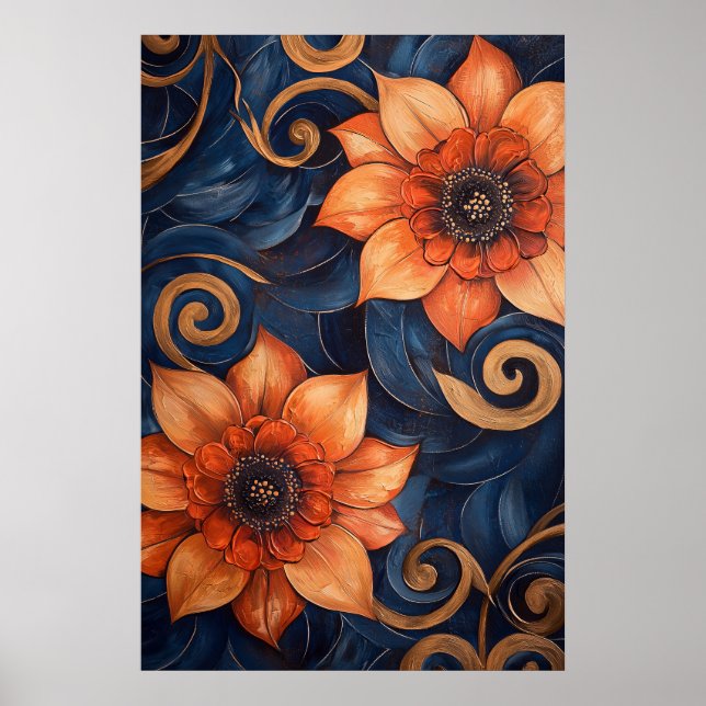 Poster 1306 Floral (Devant)