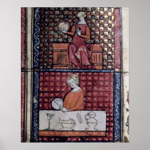 Poster 137-0011409/1 a assis la femme avec une colombe et