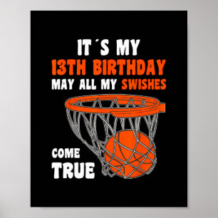 Poster 13 ans Joyeux 13e anniversaire Sketll 13e annivers