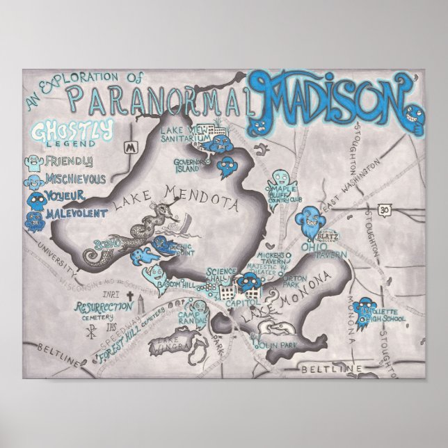 Poster 13 x 10 Paranormal Madison (Devant)
