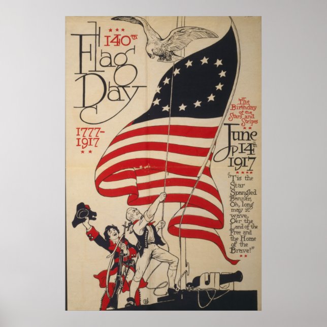 Poster 140e Jour du drapeau (Devant)