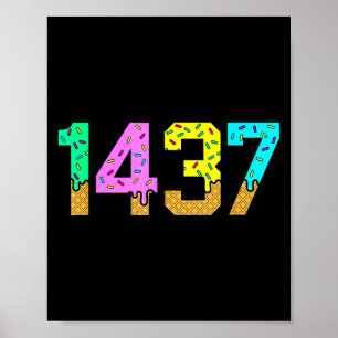 Poster 1437 Je t'aime pour toujours Mème Crème glacée dou