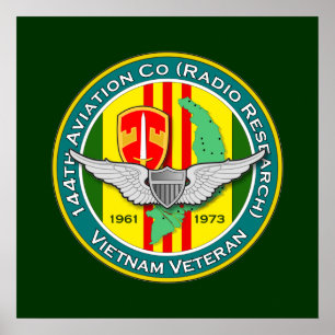 Poster 144th Avn Co RR 3 - ASA Vietnam