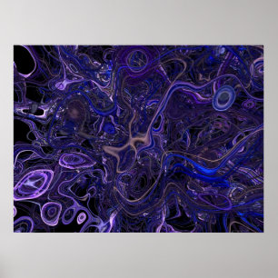Poster #147b abstrait