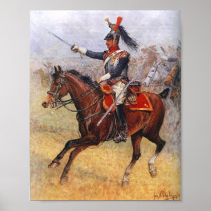 Poster 14ème Régiment de Cuirassier de duché de Varsovie