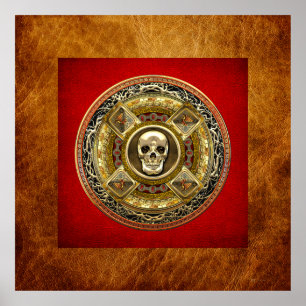 Poster [150] Mictlantecuhtli - Dieu de la mort aztèque