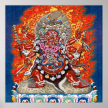 [150] Thangka tibétaine - Die furieuse Hayagriva