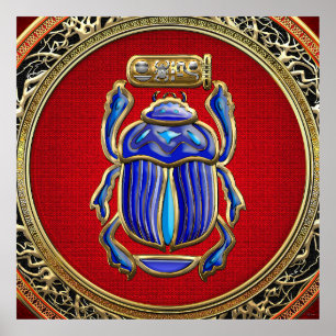 Poster [150] Treasure Trove : Ancien Scarab égyptien