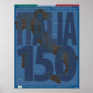 Poster 150th Unification d'anniversaire d'affiche de