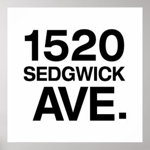POSTER 1520 SEDGWICK AVE.