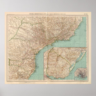 Poster 15758 Brésil du sud, Uruguay