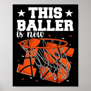 Poster 15e anniversaire garçons de basket-ball