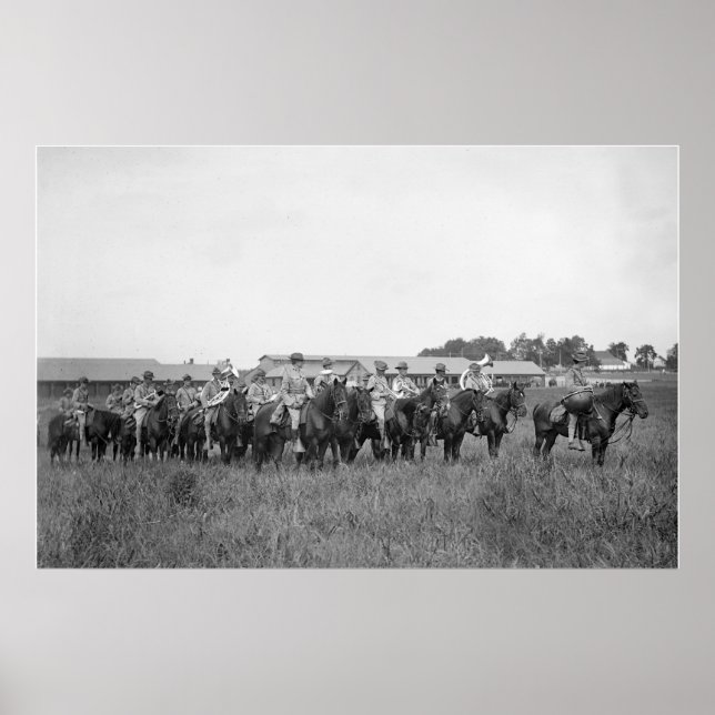 Poster 15e U.S. Cavalry Band, début des années 1900 (Devant)
