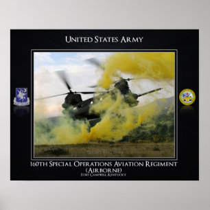 Poster 160e régiment d'aviation des opérations spéciales