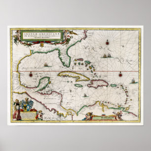 Poster 1635 Caraïbes et Amérique centrale